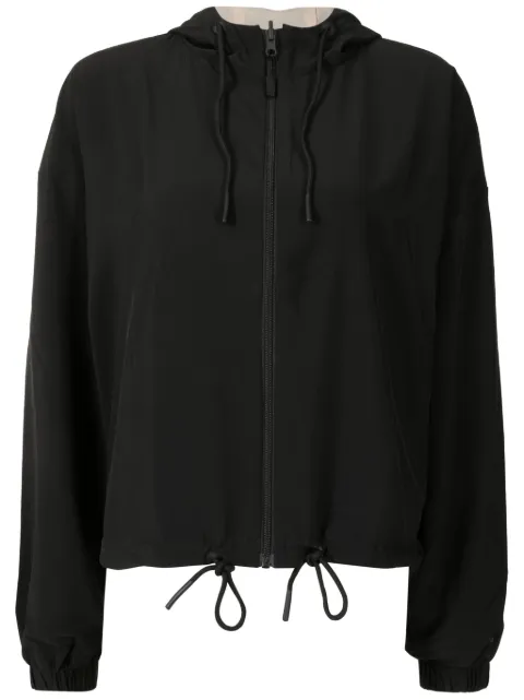 Osklen slouchy-hood zip-up jacket