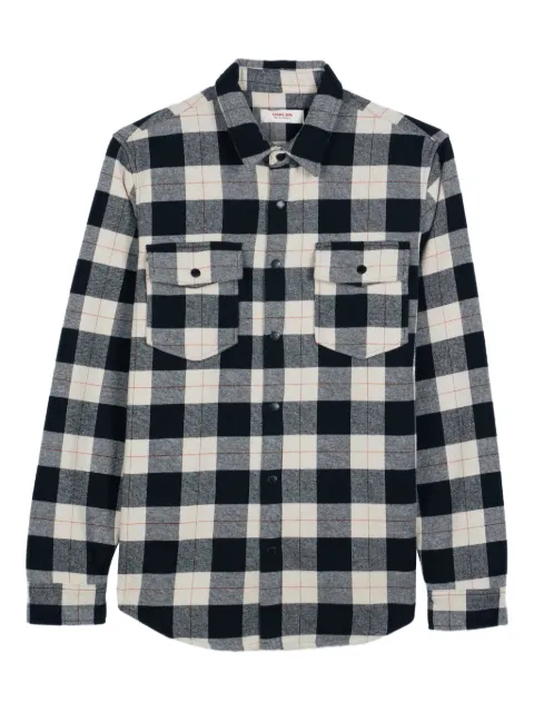 Osklen Camisa xadrez com abotoamento