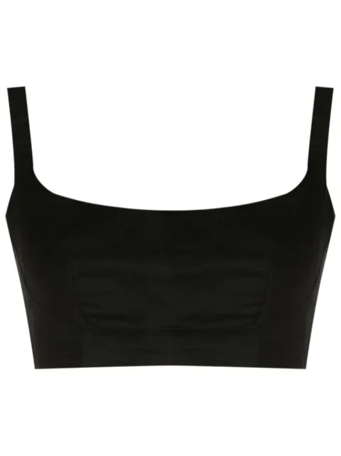 Osklen Blusa cropped com decote quadrado