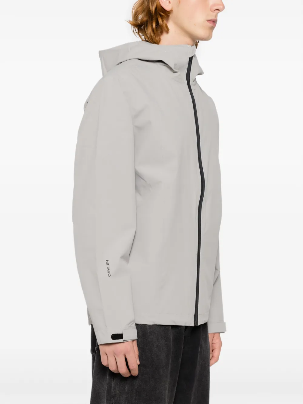 Osklen Hooded Lightweight Jacket In Neutral
