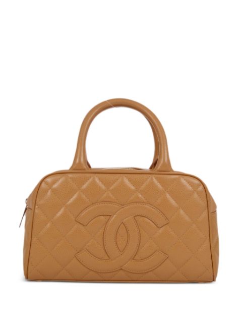 HOT SALE CHANEL 2003 CC-applique 27 bowling bag Women