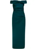 Rachel Gilbert Daria off-shoulder midi dress - Green