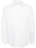 Man On The Boon. classic-collar shirt - White