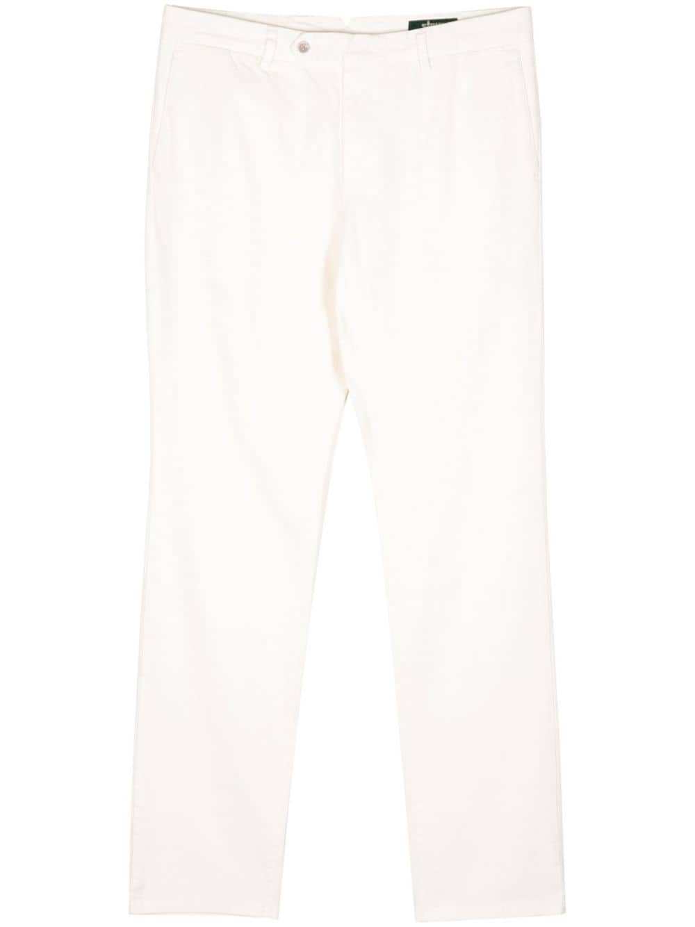 Man On The Boon. cotton-blend chino trousers - Bianco