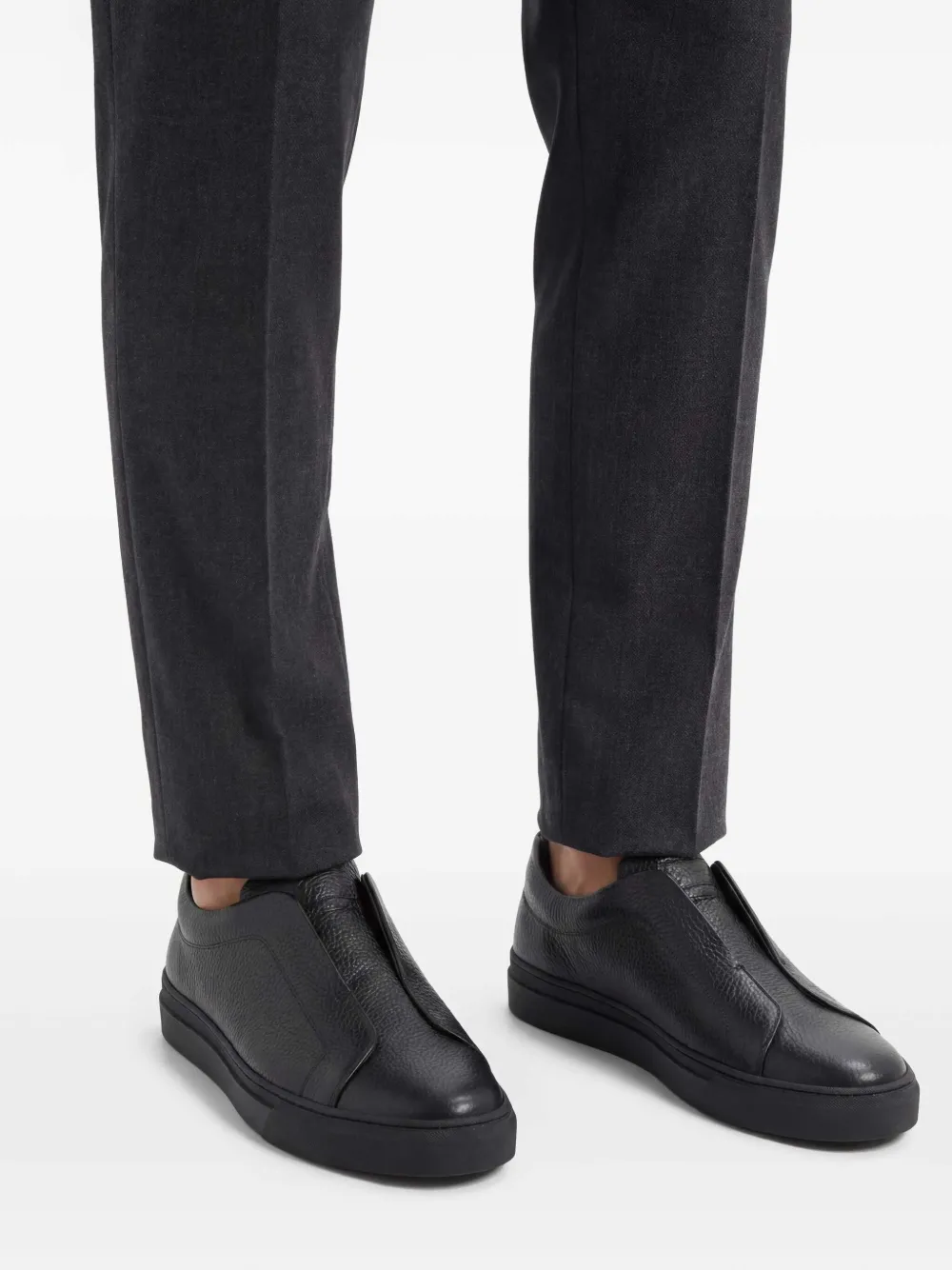 Scarosso Luca leather sneakers | Black | Image 1