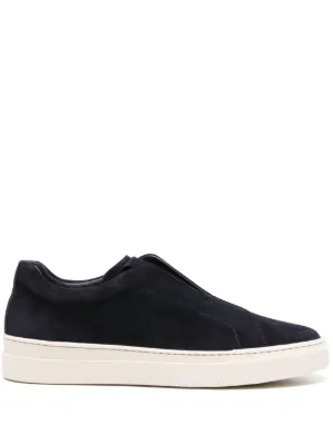 Henderson Baracco レザースニーカー | ブルー | FARFETCH JP