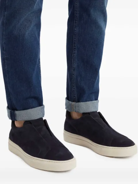 Scarosso Luca slip-on suede sneakers