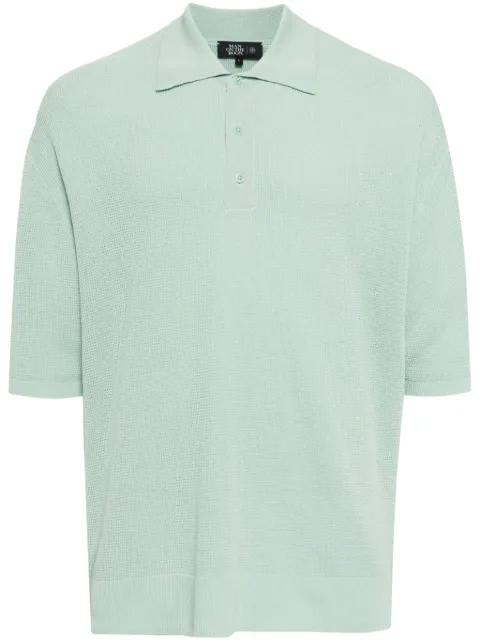 Man On The Boon. knitted short-sleeve polo shirt