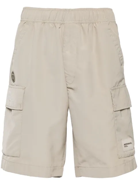 AAPE BY *A BATHING APE logo-applique cargo shorts Men