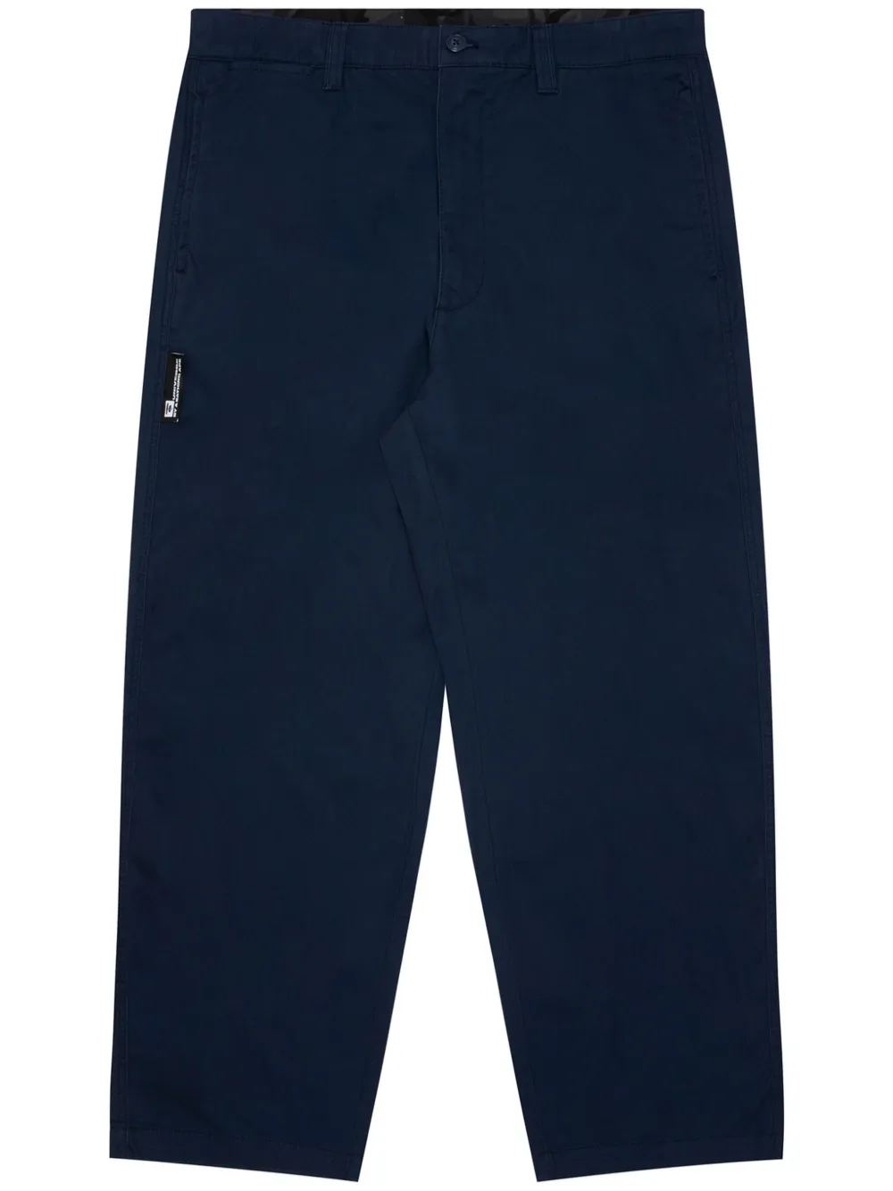 AAPE BY *A BATHING APE® straight-leg cotton trousers - Blue