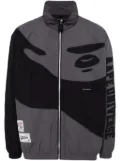 AAPE BY *A BATHING APE® logo-appliqué jacket - Grey