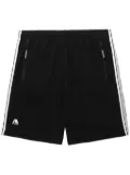 izzue logo-tape track shorts - Black