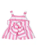 Le Bebé Enfant striped flared blouse - Pink