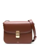 A.P.C. Grace leather cross body bag - Brown