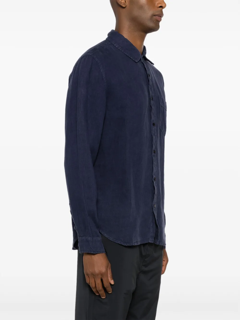 Osklen Linnen overhemd Blauw