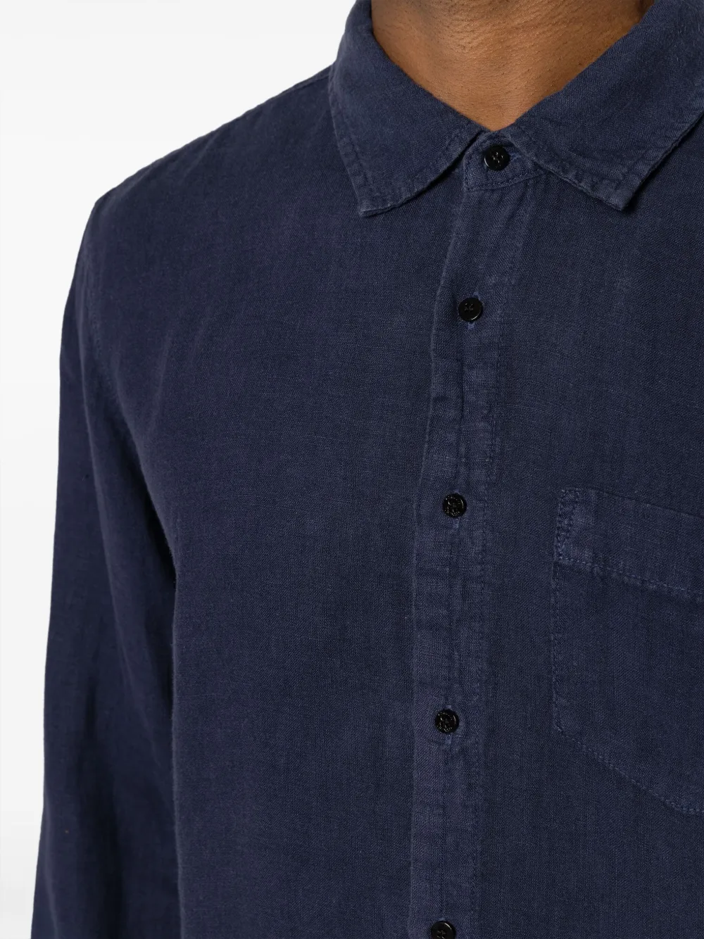 Osklen Linnen overhemd Blauw