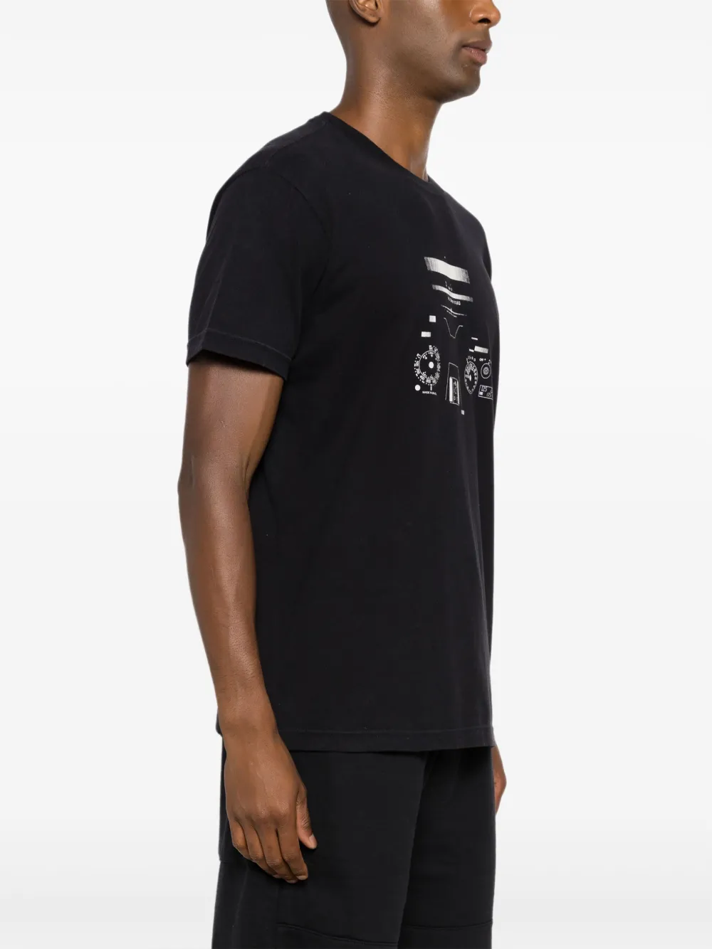 Osklen Katoenen T-shirt met grafische print Zwart