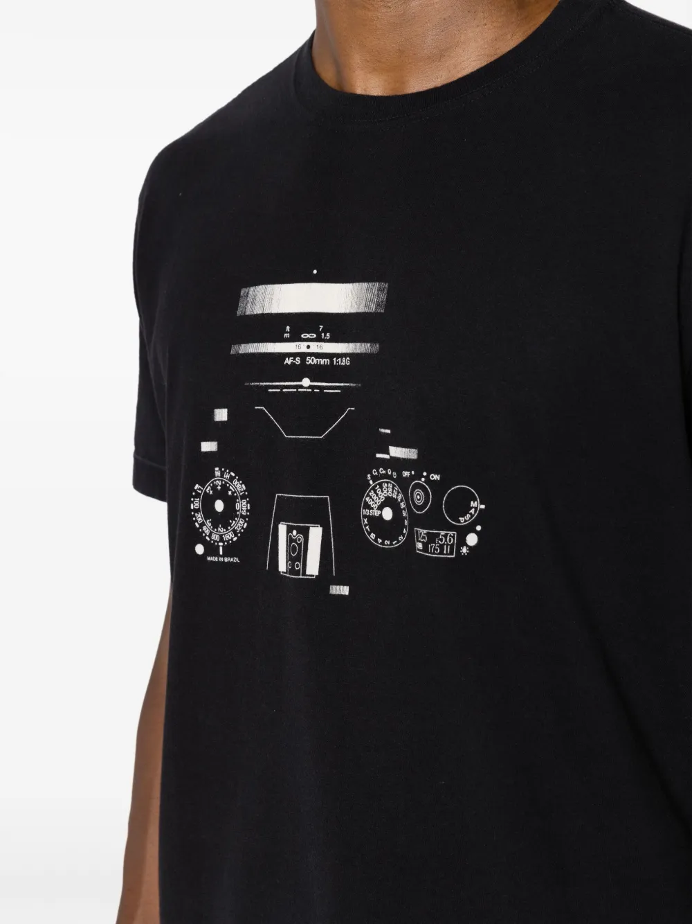 Osklen Katoenen T-shirt met grafische print Zwart