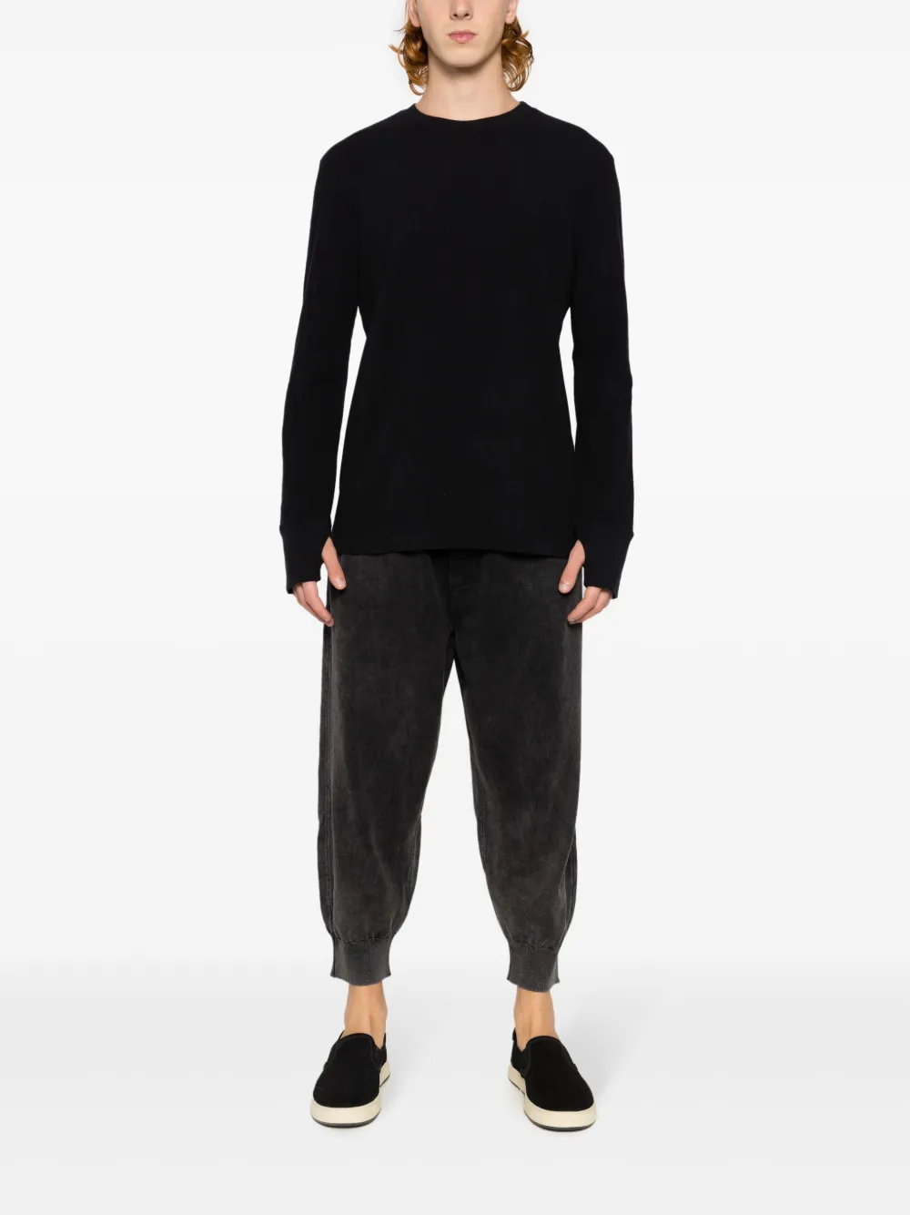 Osklen Katoenen T-shirt met ronde hals - Zwart