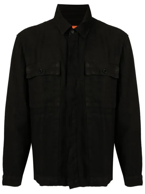 Osklen camisa con parche del logo