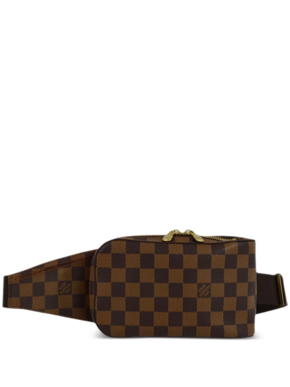 Pre-owned Louis Vuitton 2004 Geronimos Belt Bag In Brown