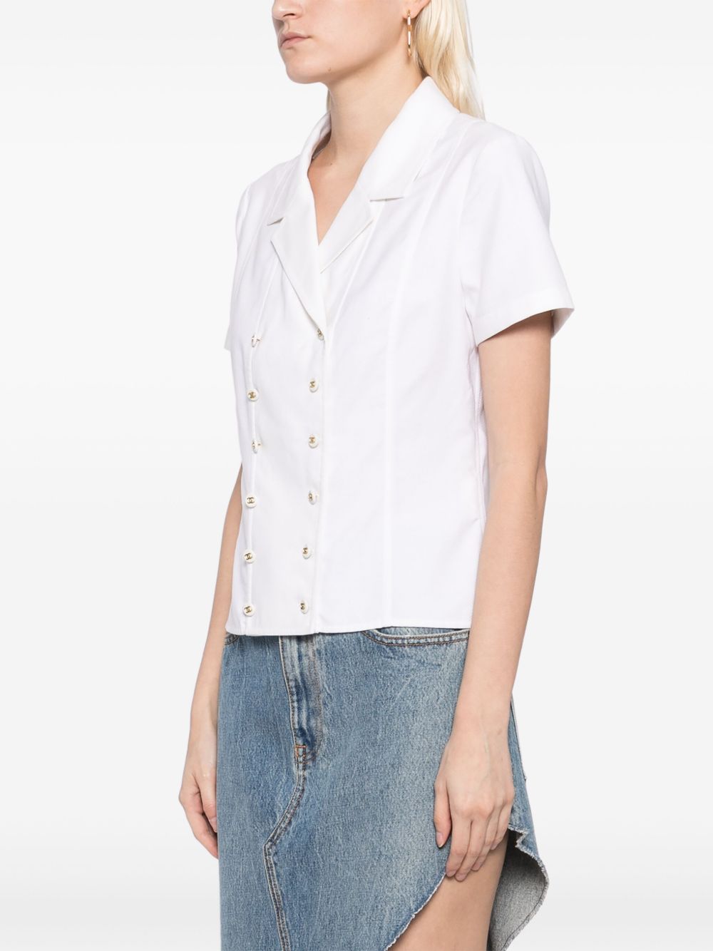 CHANEL 1995 short sleeve shirt Women