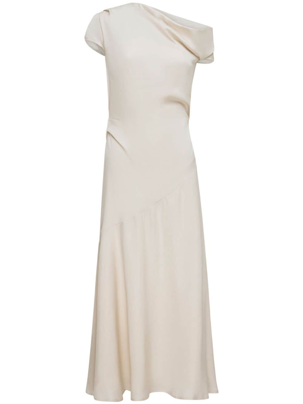 Aries crepe midi dress