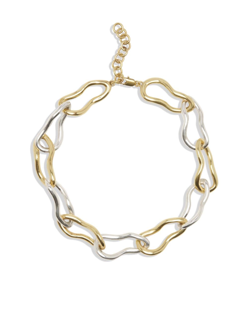 Zodiac two-tone chain necklace