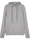 Man On The Boon. drawstring cashmere hoodie - Grey