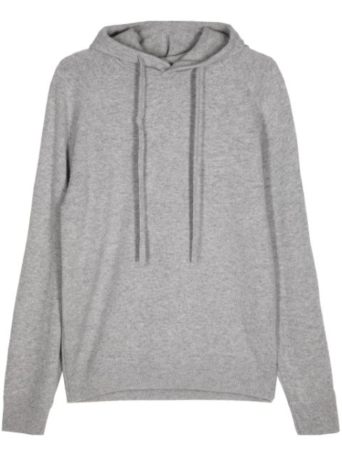 Man On The Boon. drawstring cashmere hoodie