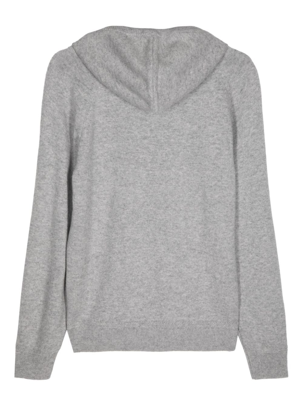 Shop Man On The Boon. Drawstring Cashmere Hoodie In Grey