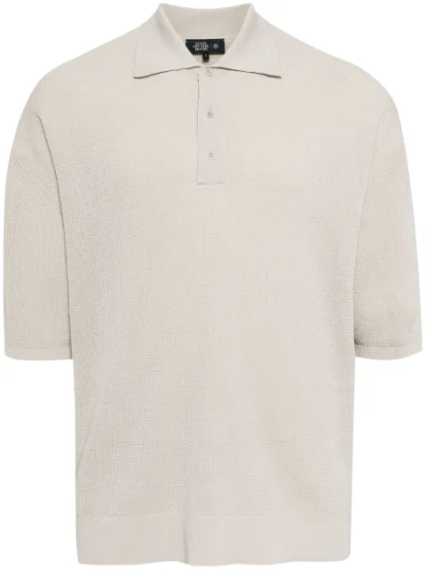 Man On The Boon. playera tipo polo tejida manga corta