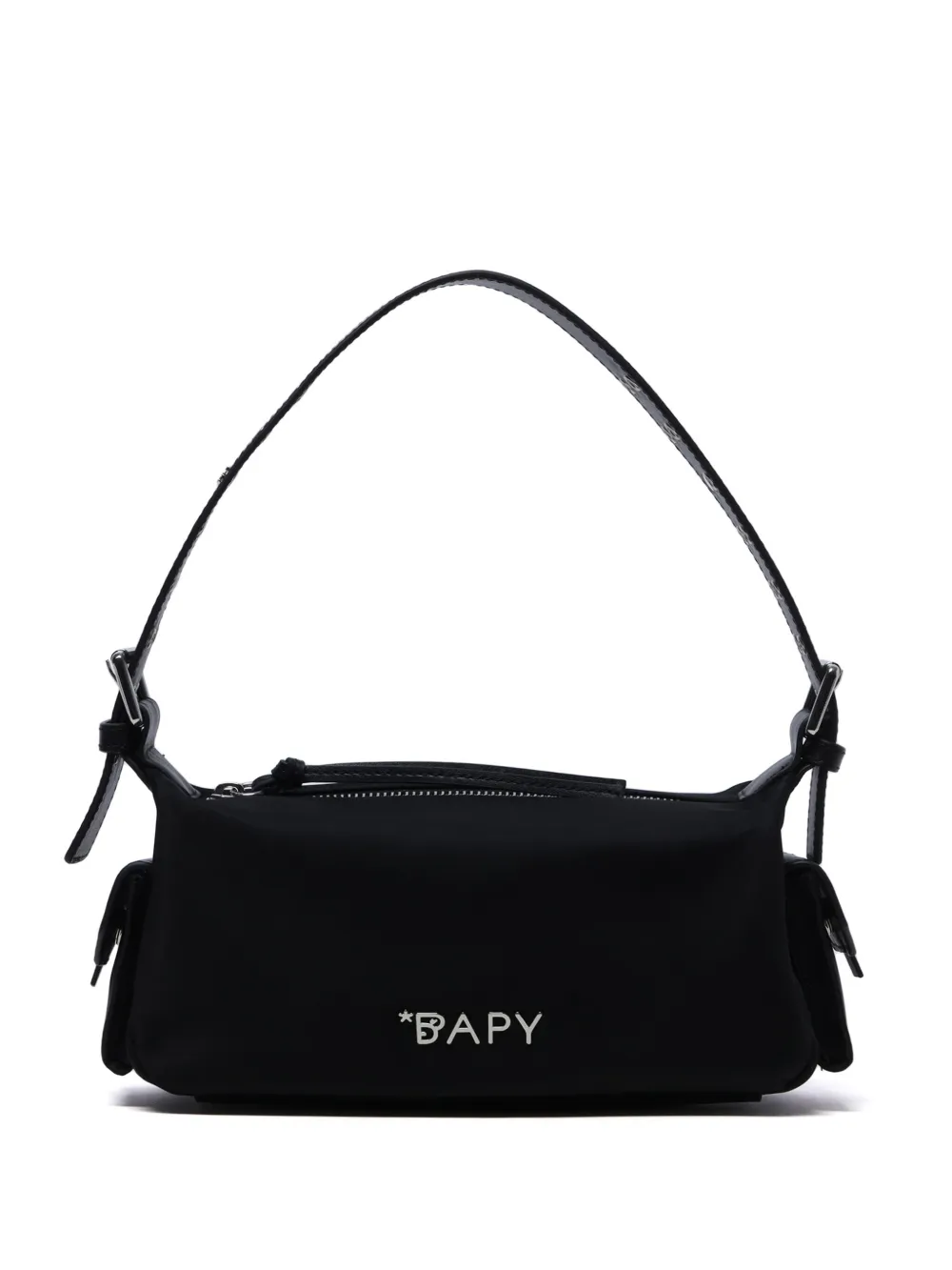 Bapy By *a Bathing Ape® Logo-plaque Adjustable Tote Bag In Black