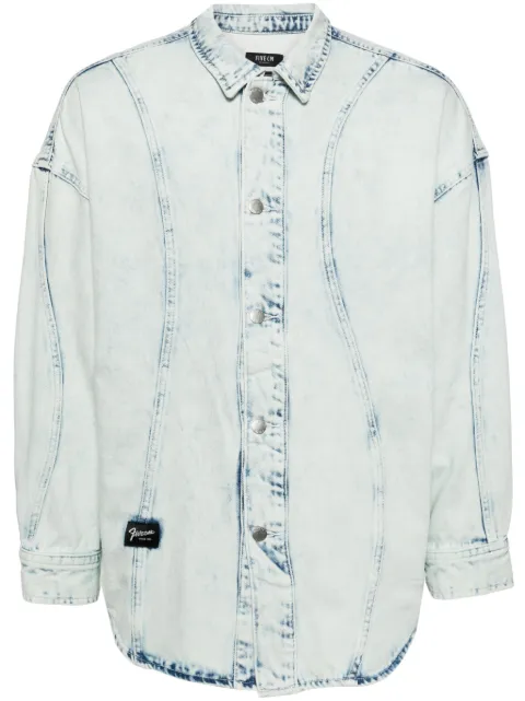 FIVE CM washed denim shirt