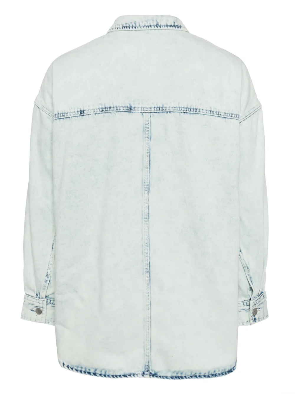 FIVE CM washed denim shirt - Blauw