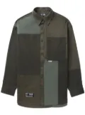 izzue patchwork cotton shirt - Green