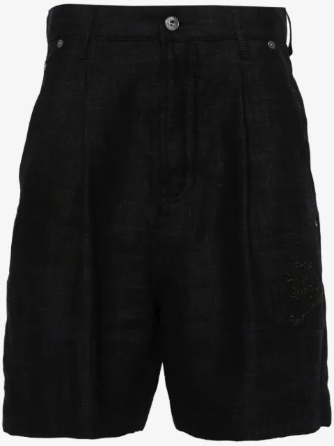 Off-White شورت كتان بشعار الماركة من التسعينيات