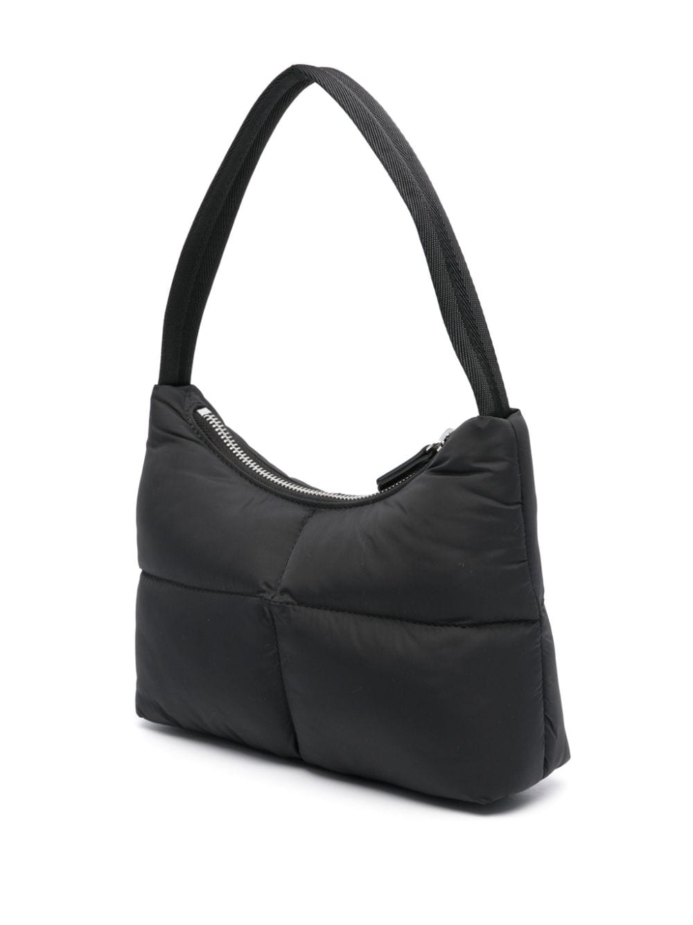 Shop Dsquared2 Gothic-logo Puffer Shoulder Bag In Black