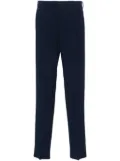 Giorgio Armani textured tapered trousers - Blue