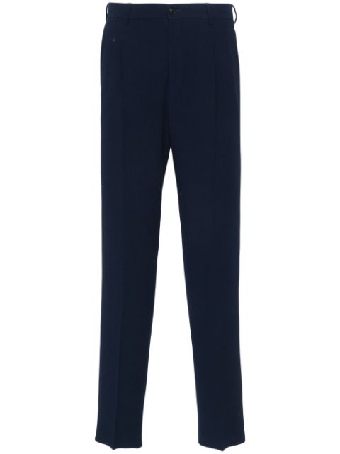 Giorgio Armani textured tapered trousers Men