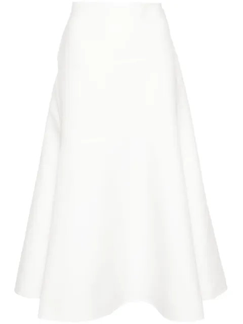 Jil Sander falda midi con diseño asimétrico
