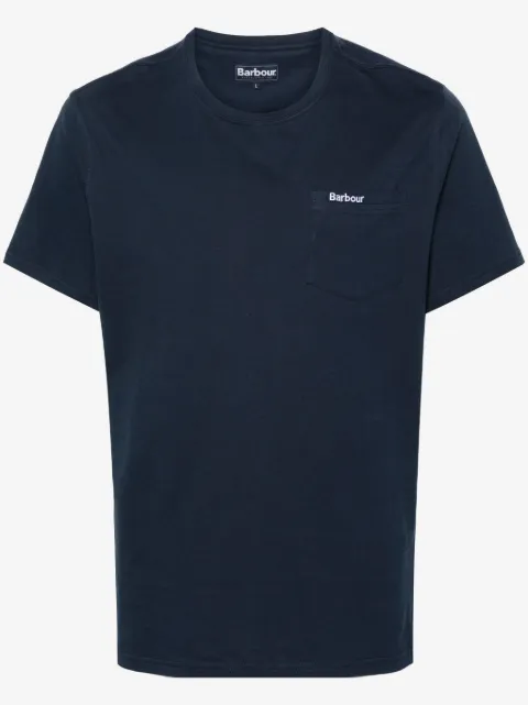 Barbour T-shirt con ricamo