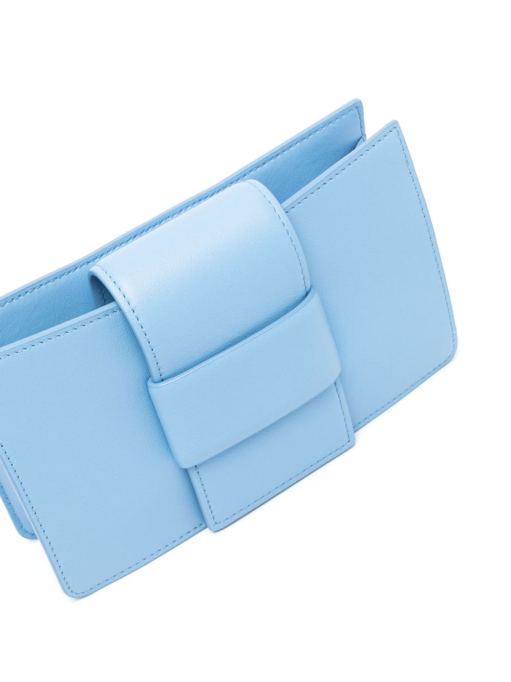 Shop Bimba Y Lola Logo-lettering Leather Shoulder Bag In Blue