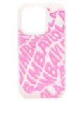 Bimba y Lola logo-embossed Iphone 15 Pro case - Pink