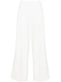 BOSS high-waist track trousers - White