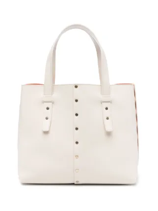 Fabiana Filippi レザー トートバッグ | ホワイト | FARFETCH JP