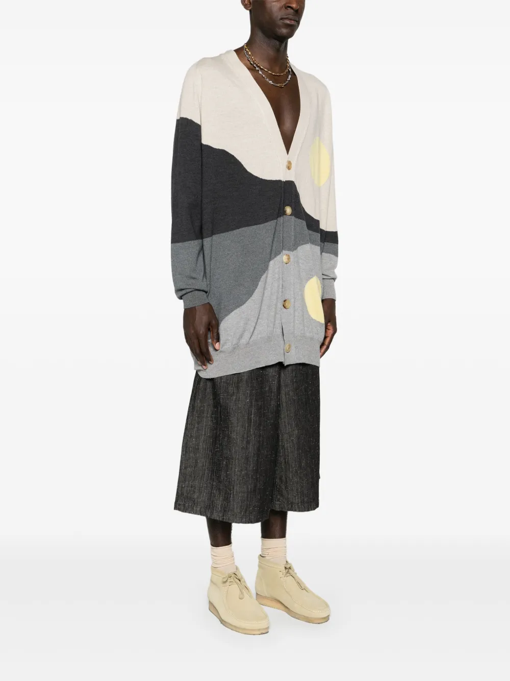 ETRO Vest met jacquard Beige