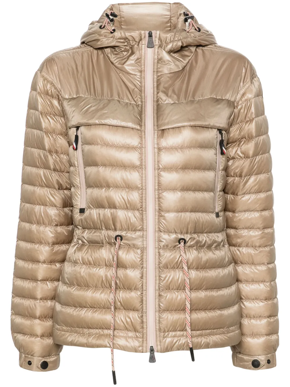 Moncler Grenoble Eibing donsjack met capuchon Beige