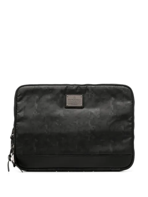 Makavelic Reißverschluss-Laptoptasche mit Logo-Schild