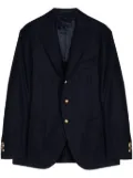 Man On The Boon. wool single-breasted blazer - Blue